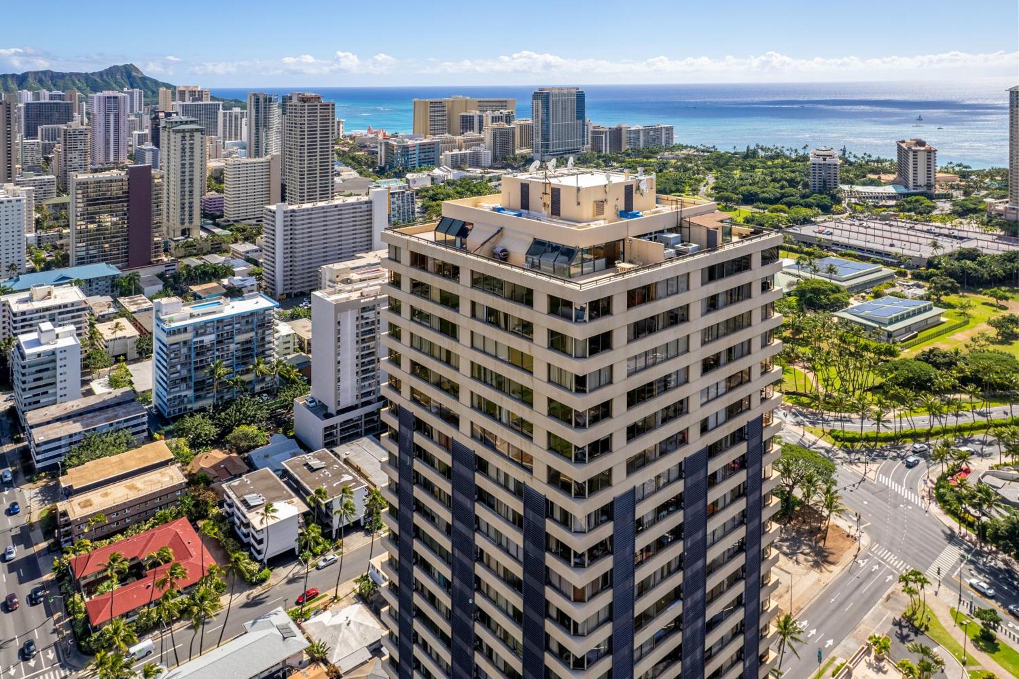 Апартаменти Hawaiian Monarch Penthouse 402 Гонолулу Екстер'єр фото