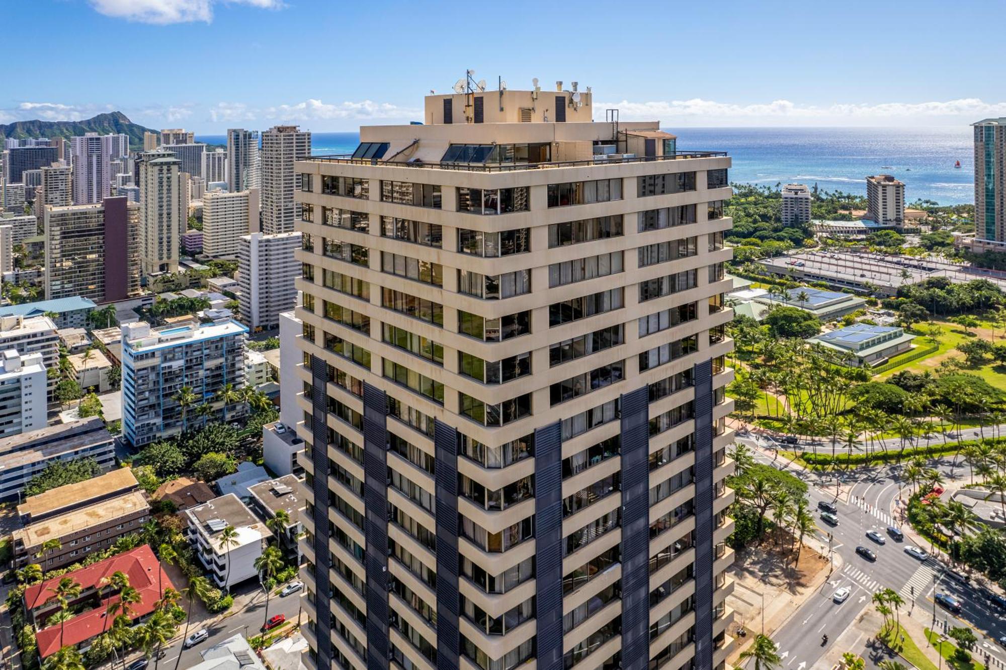 Апартаменти Hawaiian Monarch Penthouse 402 Гонолулу Екстер'єр фото